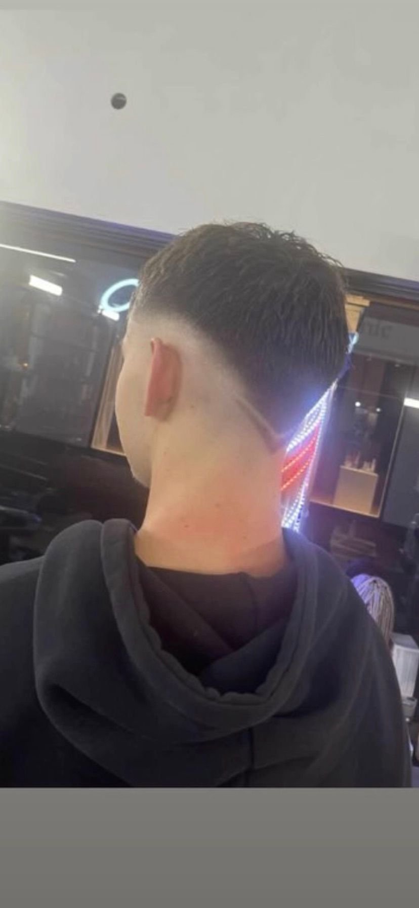 Drop fade med design line